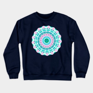 Hippie Floral Mandala Crewneck Sweatshirt